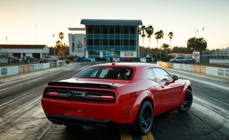 2018 Dodge Challenger SRT Demon Rear Three-Quarter Wallpapers 450x275 (21)