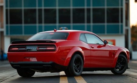 2018 Dodge Challenger SRT Demon Rear Three-Quarter Wallpapers 450x275 (19)