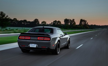 2018 Dodge Challenger SRT Demon Rear Three-Quarter Wallpapers 450x275 (11)