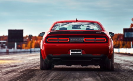2018 Dodge Challenger SRT Demon Rear Wallpapers 450x275 (42)