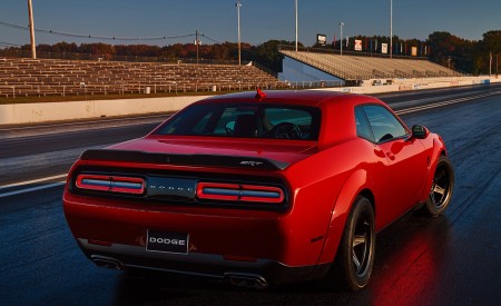 2018 Dodge Challenger SRT Demon Rear Wallpapers 450x275 (54)