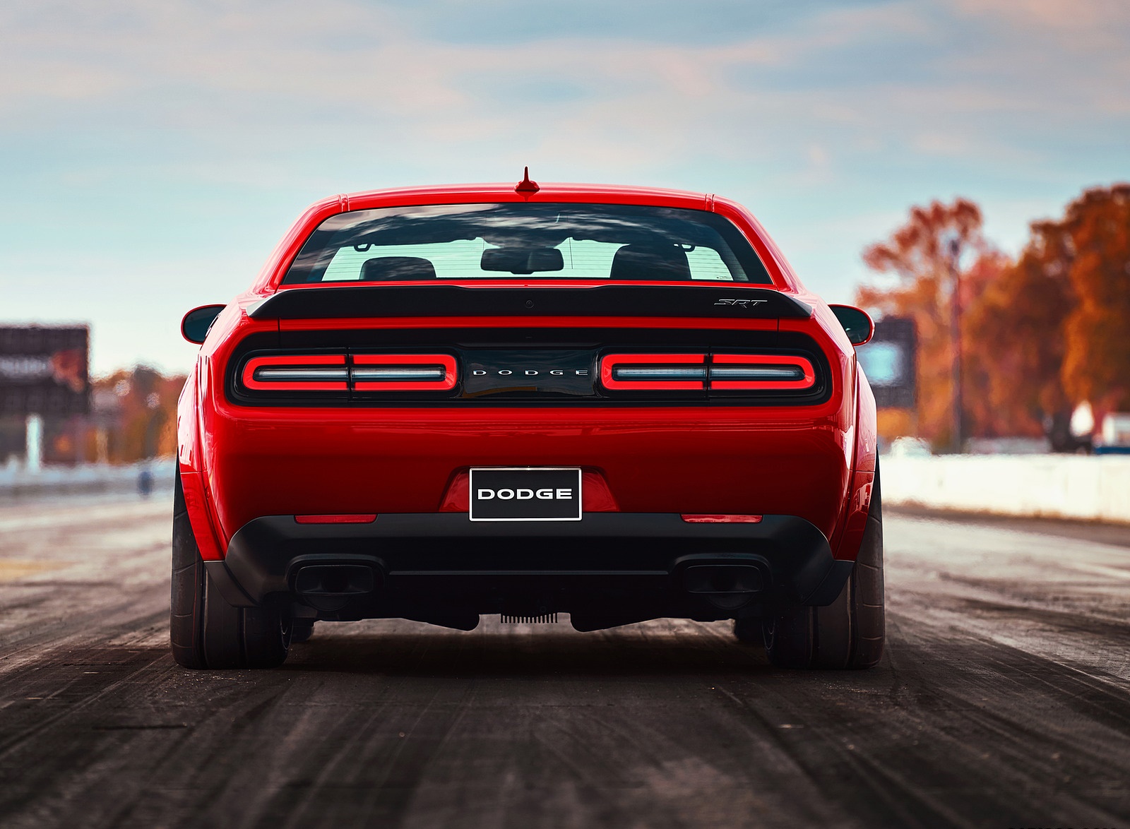 2018 Dodge Challenger SRT Demon Rear Wallpapers #46 of 95