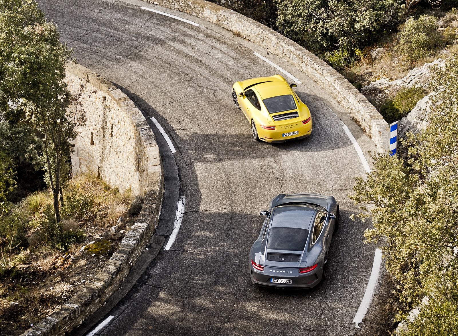 2018 Porsche 911 GT3 with Touring Package and 911 Carrera T Top Wallpapers (13)