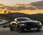 2019 Aston Martin Vantage (Onyx Black) Front Three-Quarter Wallpapers 150x120