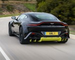 2019 Aston Martin Vantage (Onyx Black) Rear Three-Quarter Wallpapers 150x120