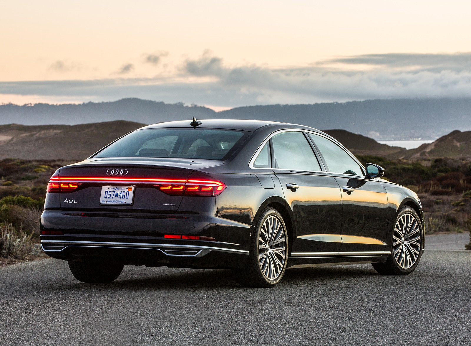 2019 Audi A8 (US-Spec) Rear Three-Quarter Wallpapers (10)