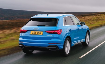 2019 Audi Q3 35 TFSI (UK-Spec) Rear Three-Quarter Wallpapers 450x275 (7)