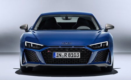 2019 Audi R8 Coupe (Color: Ascari Blue Metallic) Front Wallpapers 450x275 (44)
