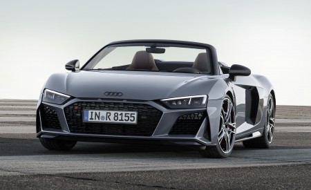 2019 Audi R8 Spyder (Color: Kemora Gray Metallic) Front Wallpapers 450x275 (33)