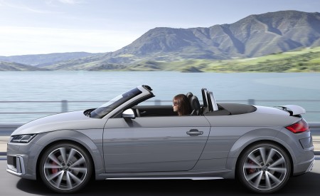 2019 Audi TTS Roadster (Color: Nardo Gray) Side Wallpapers 450x275 (31)