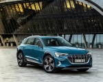 2019 Audi e-tron (Color: Antigua Blue) Front Three-Quarter Wallpapers 150x120
