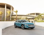 2019 Audi e-tron (Color: Antigua Blue) Front Three-Quarter Wallpapers 150x120