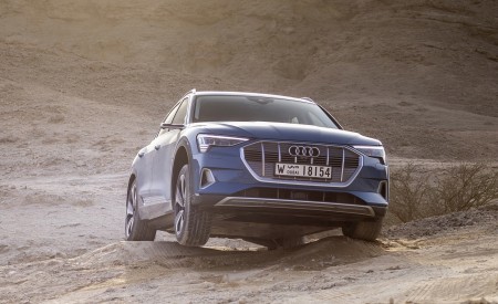2019 Audi e-tron (Color: Antigua Blue) Front Wallpapers 450x275 (68)