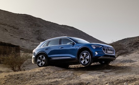 2019 Audi e-tron (Color: Antigua Blue) Front Wallpapers 450x275 (69)