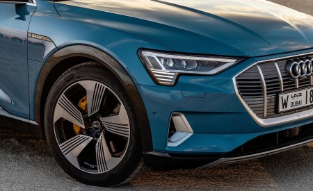 2019 Audi e-tron (Color: Antigua Blue) Headlight Wallpapers 450x275 (114)