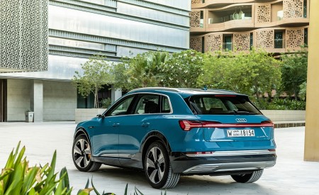 2019 Audi e-tron (Color: Antigua Blue) Rear Three-Quarter Wallpapers 450x275 (108)