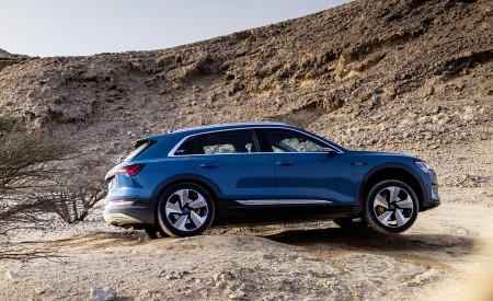 2019 Audi e-tron (Color: Antigua Blue) Side Wallpapers 450x275 (84)