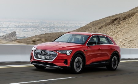 2019 Audi e-tron (Color: Catalunya Red) Front Three-Quarter Wallpapers 450x275 (8)