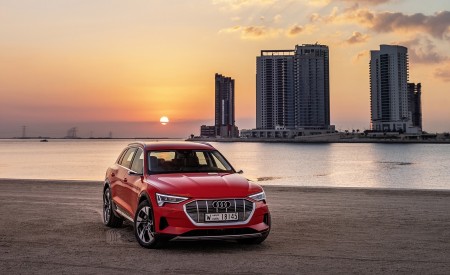2019 Audi e-tron (Color: Catalunya Red) Front Wallpapers 450x275 (29)