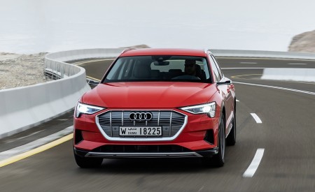 2019 Audi e-tron (Color: Catalunya Red) Front Wallpapers 450x275 (20)