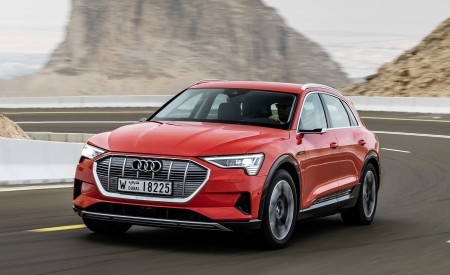 2019 Audi e-tron (Color: Catalunya Red) Front Wallpapers 450x275 (10)