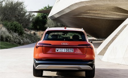 2019 Audi e-tron (Color: Catalunya Red) Rear Wallpapers 450x275 (43)