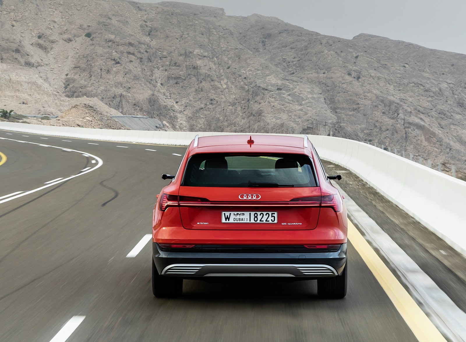 2019 Audi e-tron (Color: Catalunya Red) Rear Wallpapers (12)