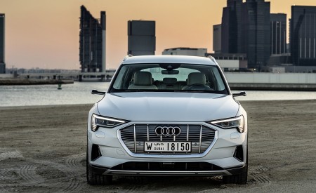 2019 Audi e-tron (Color: Glacier White) Front Wallpapers 450x275 (226)