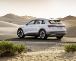 2019 Audi e-tron (Color: Glacier White) Rear Three-Quarter Wallpapers 150x120