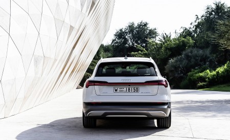 2019 Audi e-tron (Color: Glacier White) Rear Wallpapers 450x275 (218)