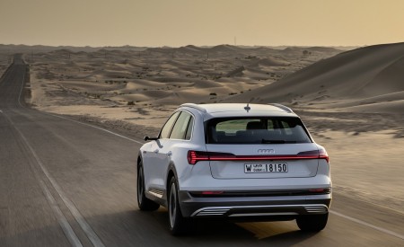 2019 Audi e-tron (Color: Glacier White) Rear Wallpapers 450x275 (211)