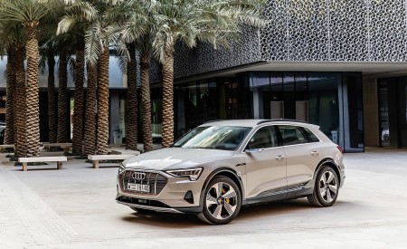 2019 Audi e-tron (Color: Siam Beige) Front Three-Quarter Wallpapers 450x275 (175)