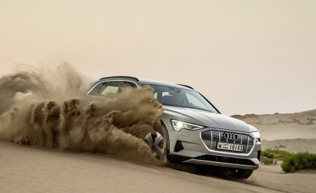 2019 Audi e-tron (Color: Siam Beige) Front Three-Quarter Wallpapers 450x275 (157)