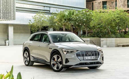 2019 Audi e-tron (Color: Siam Beige) Front Three-Quarter Wallpapers 450x275 (176)