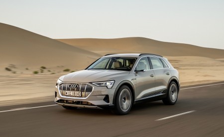 2019 Audi e-tron (Color: Siam Beige) Front Three-Quarter Wallpapers 450x275 (141)