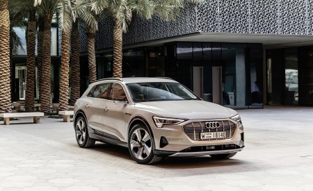 2019 Audi e-tron (Color: Siam Beige) Front Three-Quarter Wallpapers 450x275 (178)