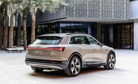 2019 Audi e-tron (Color: Siam Beige) Rear Three-Quarter Wallpapers 450x275 (187)