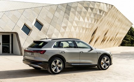 2019 Audi e-tron (Color: Siam Beige) Rear Three-Quarter Wallpapers 450x275 (181)