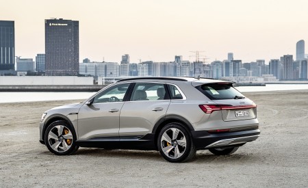 2019 Audi e-tron (Color: Siam Beige) Rear Three-Quarter Wallpapers 450x275 (171)