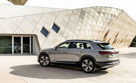 2019 Audi e-tron (Color: Siam Beige) Rear Three-Quarter Wallpapers 450x275 (182)