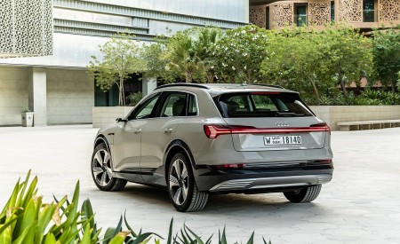 2019 Audi e-tron (Color: Siam Beige) Rear Three-Quarter Wallpapers 450x275 (186)