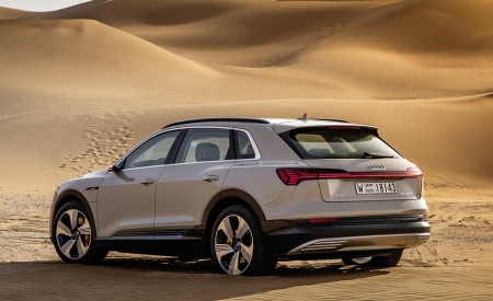 2019 Audi e-tron (Color: Siam Beige) Rear Three-Quarter Wallpapers 450x275 (165)