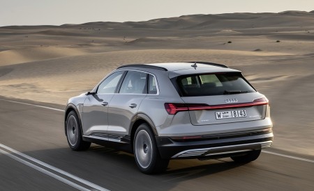 2019 Audi e-tron (Color: Siam Beige) Rear Three-Quarter Wallpapers 450x275 (155)