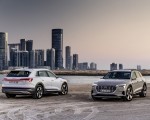 2019 Audi e-tron (Color: Siam Beige) and Audi e-tron (Color: Glacier White) Wallpapers 150x120
