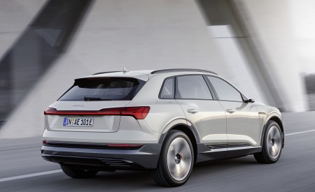 2019 Audi e-tron Electric SUV (Color: Siam Beige) Rear Three-Quarter Wallpapers 450x275 (131)