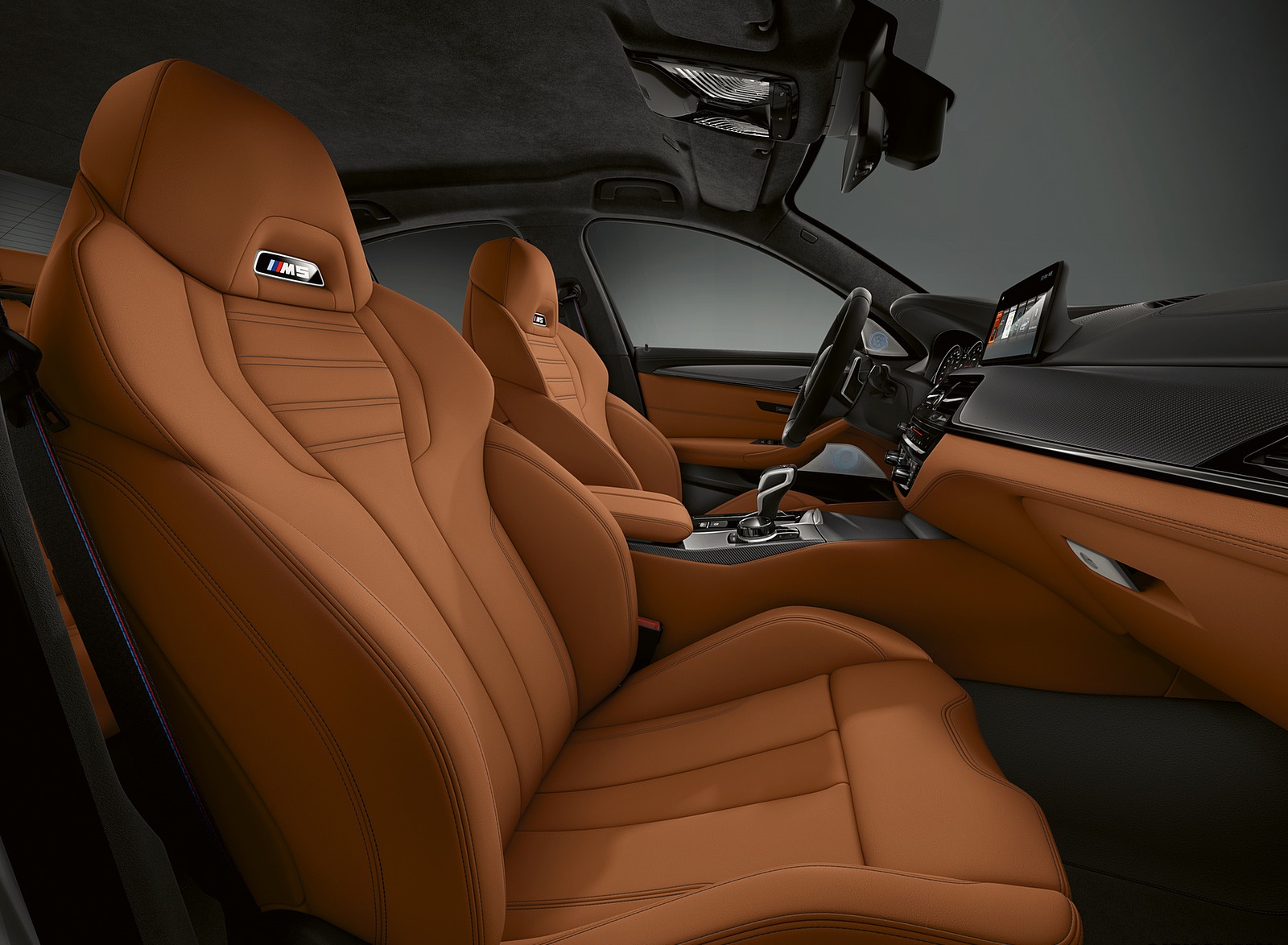2019 BMW M5 Competition Interior Front Seats Wallpapers (15)