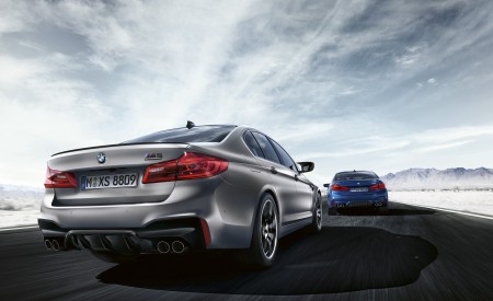 2019 BMW M5 Competition Rear Three-Quarter Wallpapers 450x275 (8)