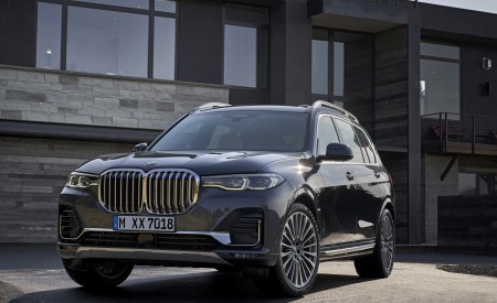 2019 BMW X7 (Color: Arctic Grey) Front Three-Quarter Wallpapers 450x275 (14)