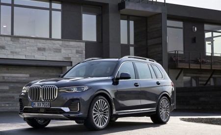 2019 BMW X7 (Color: Arctic Grey) Front Wallpapers 450x275 (15)