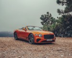 2019 Bentley Continental GT Convertible (Color: Orange Flame) Front Three-Quarter Wallpapers 150x120